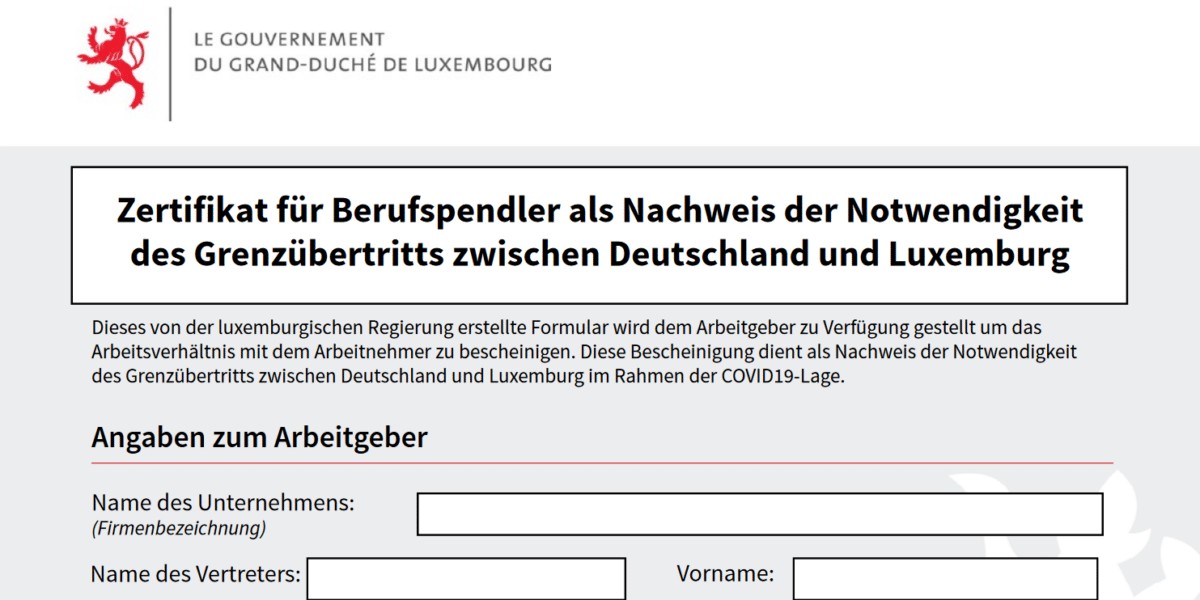 Grenze Zu Bescheinigung Fur Grenzganger Gibt Es Hier Als Download Diegrenzgaenger Diegrenzgaenger