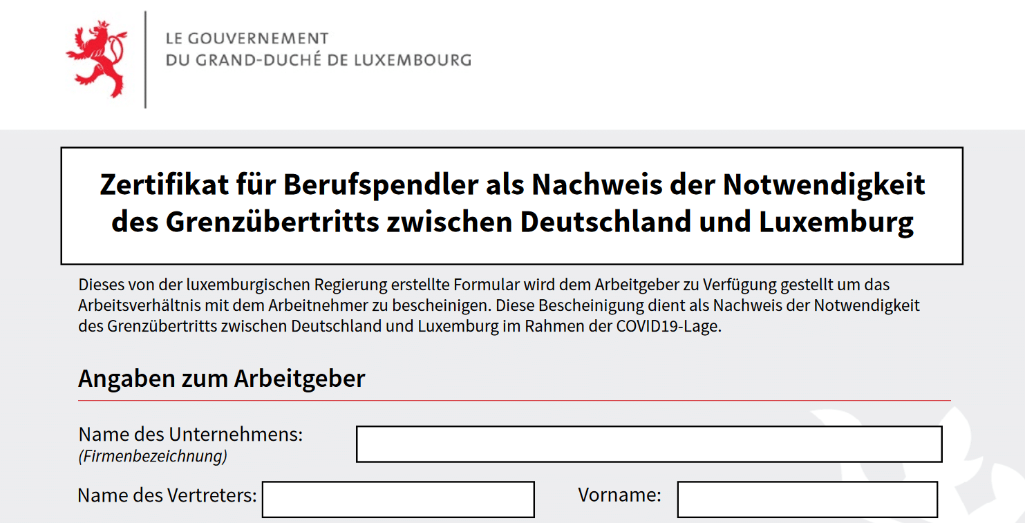 Grenze Zu Bescheinigung Fur Grenzganger Gibt Es Hier Als Download Diegrenzgaenger Diegrenzgaenger